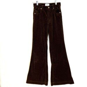 ROLLA'S Eastcoast Flare Corduroy Jeans Woman's High Rise Flare in Elm Sz 27 Soft